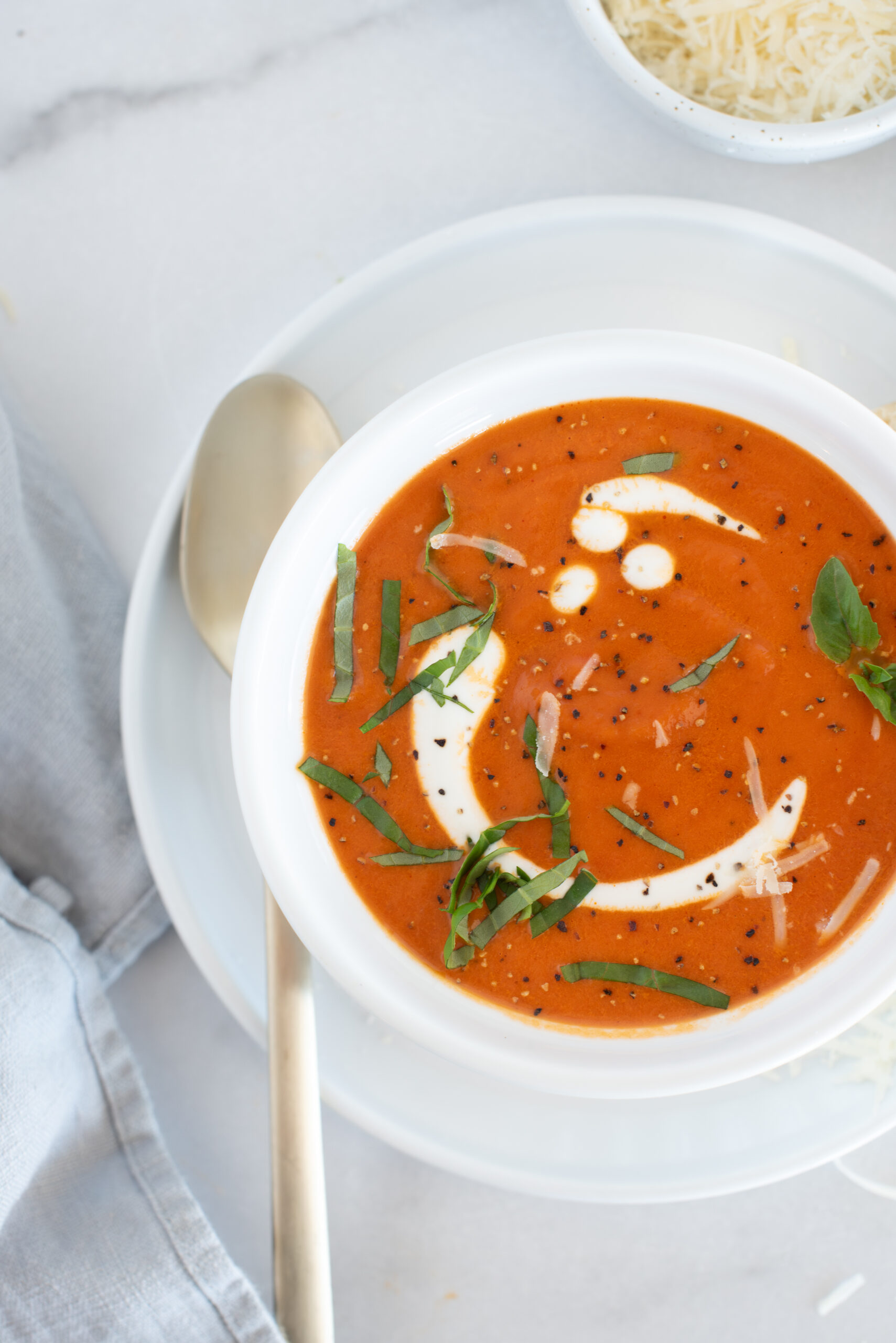 Roasted Red Pepper and Tomato Soup